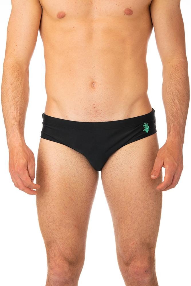 SLIP UOMO NERO 182104 199NERO US POLO